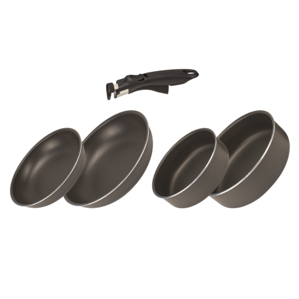 KIT 4 Pezzi: 2 Padelle (Ø24+Ø28) + 2 Tegami (Ø24+Ø28)